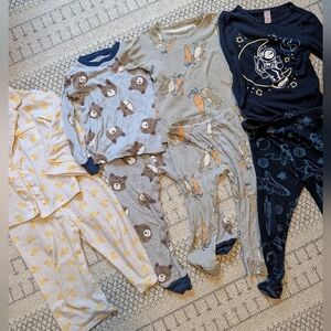 Toddler 3T Boys Pajama Sleepwear Set Bundle Lot